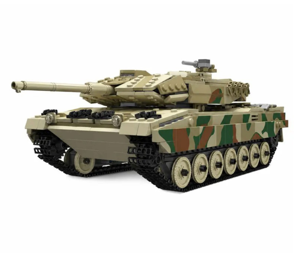 Mould King Klocki konstrukcyjne Zdalnie sterowany czołg Leopard 2 1100 - 1551620 - zdjęcie 3
